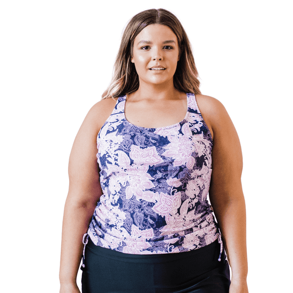 Calypsa Women's and Women's Plus Tankini Maya Swim Top