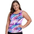 thumbnail image 1 of Calypsa Women's and Women's Plus Tankini Maya Swim Top, 1 of 3