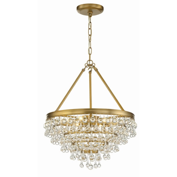 Crystorama Lighting - Six Light Chandelier - Chandelier - Calypso - Six Light