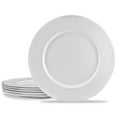 Calypso Basics, 6pc Melamine Dinner Plate Set, White