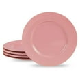 thumbnail image 1 of Calypso Basics, 6pc Melamine Salad Plate Set, Pink, 1 of 7