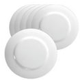 Calypso Basics, 6pc Melamine Salad Plate Set, White