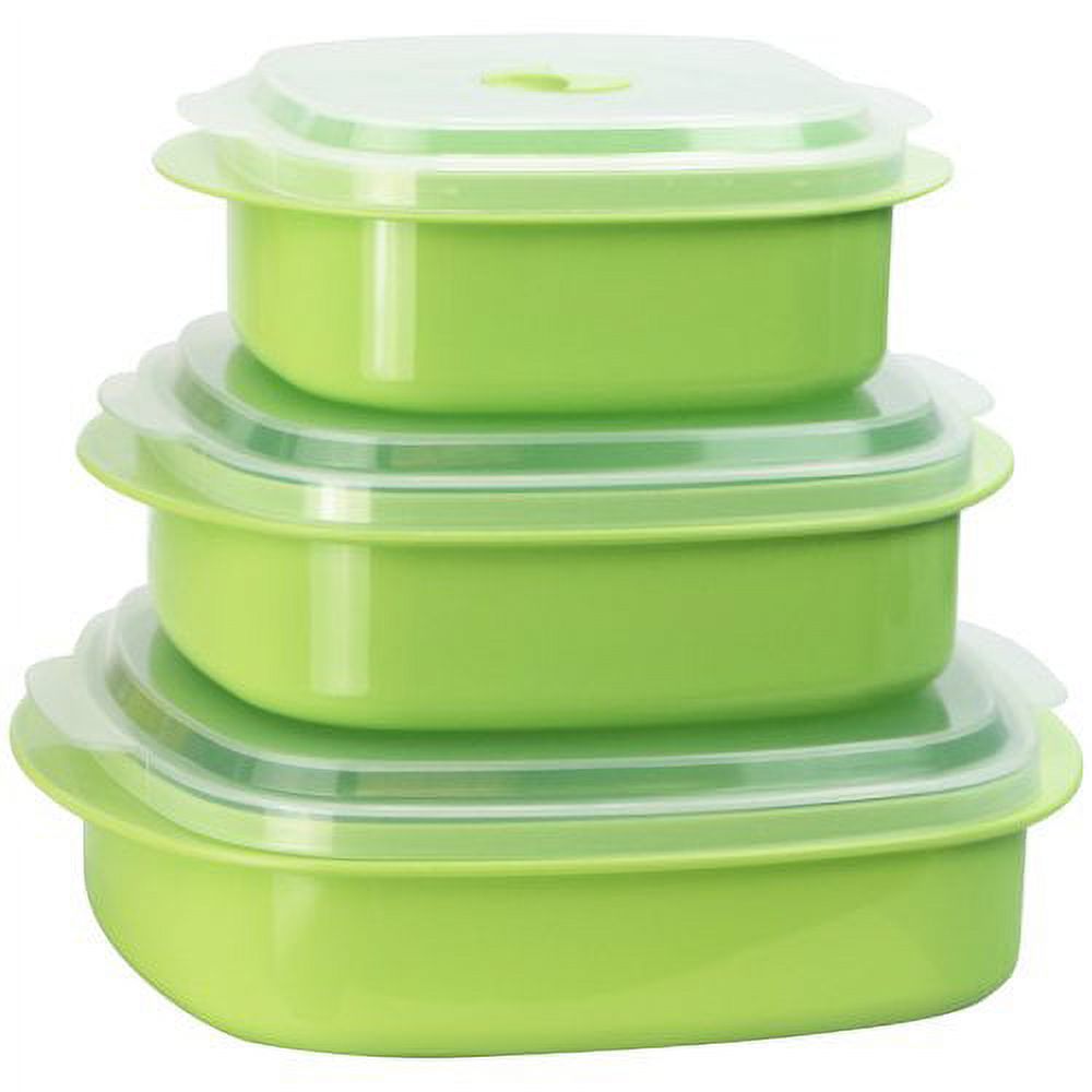 Calypso Basics, Microwave Cookware/ Storage Set, Lime - image 1 of 4