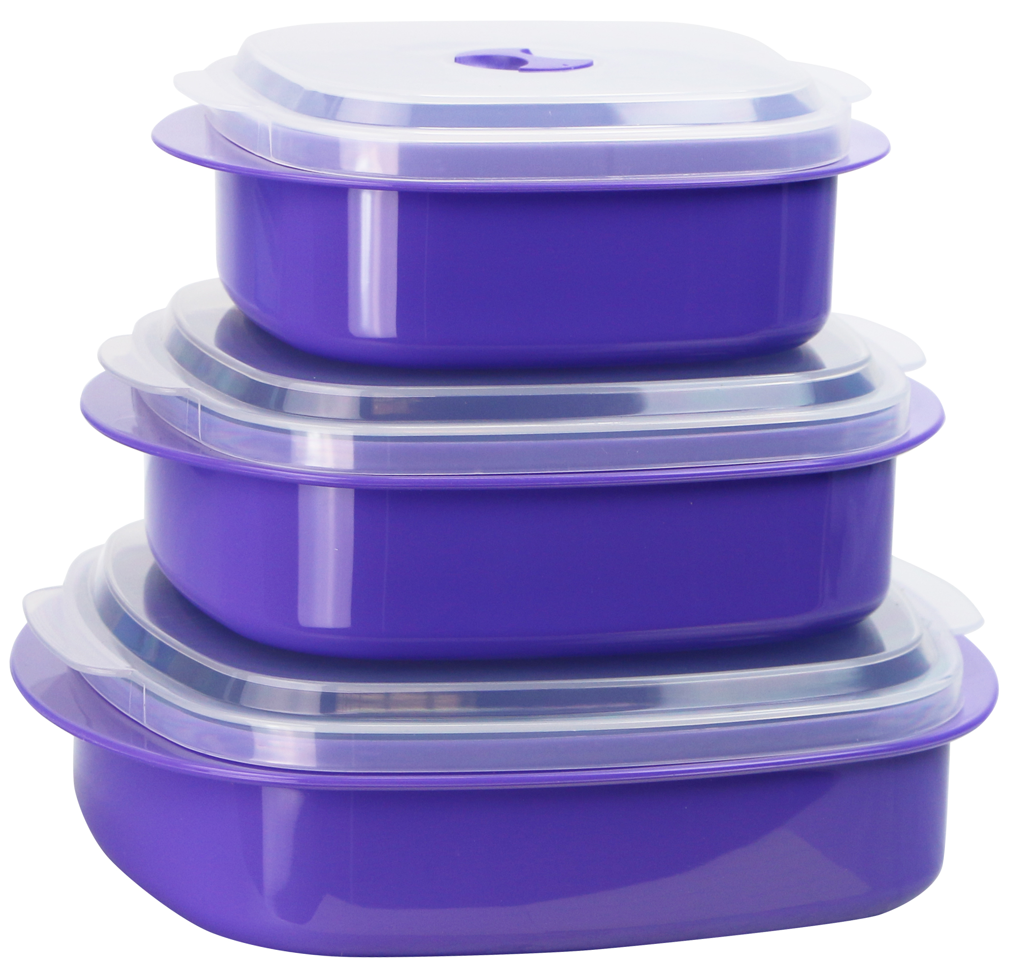 Calypso Basics, Microwave Cookware/ Storage Set, Purple - image 1 of 4