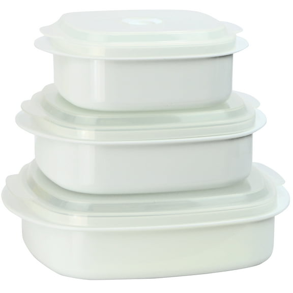 Calypso Basics, Microwave Cookware/ Storage Set, White