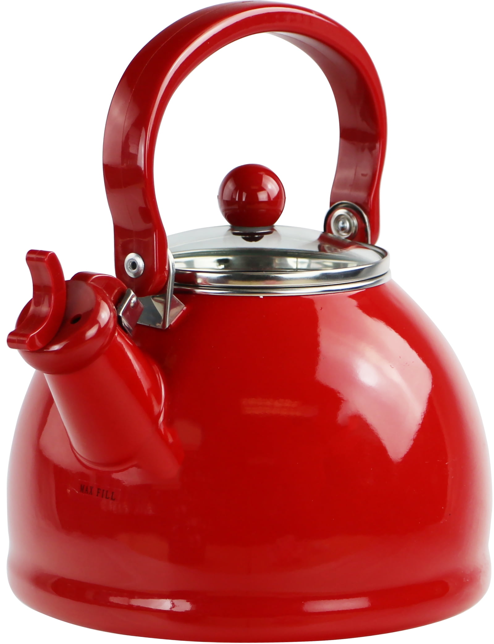 Reston Lloyd 2.5qt Red Whistling Tea Kettle