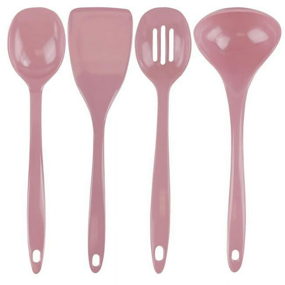 Calypso Basics by Reston Lloyd, 4pc Melamine Utensil Set, Pink