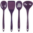 thumbnail image 1 of Calypso Basics by Reston Lloyd, 4pc Melamine Utensil Set, Plum, 1 of 3
