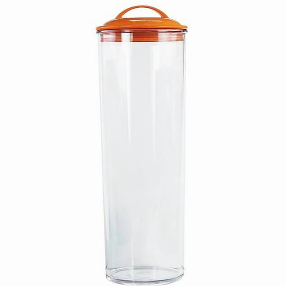 Calypso Basics by Reston Lloyd Acrylic Storage Canisters, Spaghetti, Orange