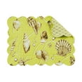 thumbnail image 1 of Calypso Cotton Quilted Rectangular Reversible Placemats Set of 6, 13" x 19", 1 of 5