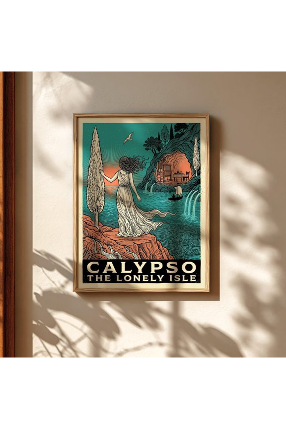 Calypso Greek Mythology Mythological Mythology Portrait Decor Unframed Paper Print