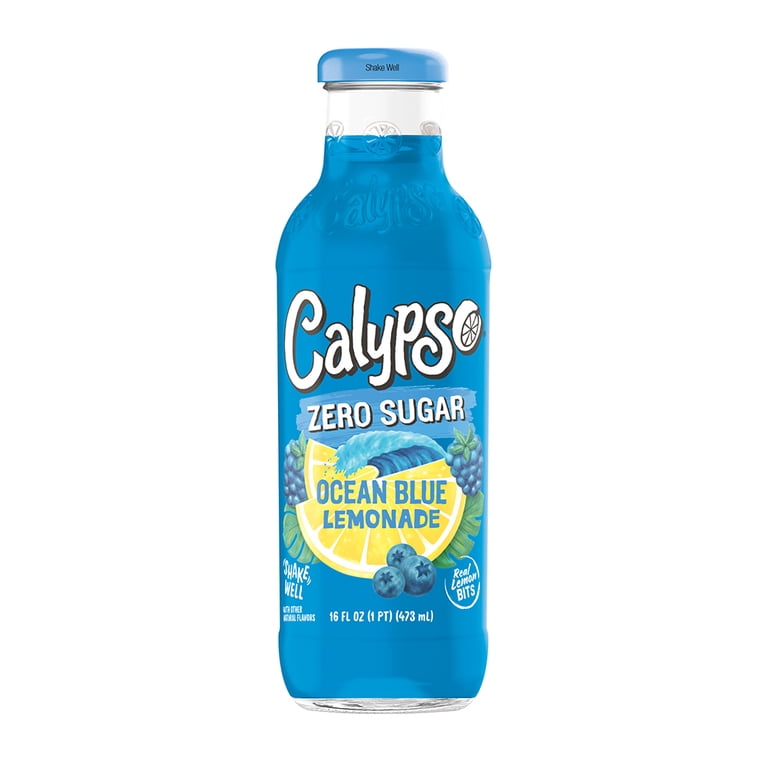 Calypso Ocean Blue Zero Sugar Lemonade 16FlOz - Walmart.com