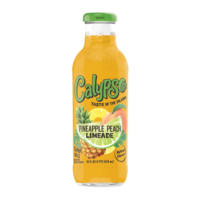 Calypso Pineapple Peach Limeade 16FlOz - Walmart.com