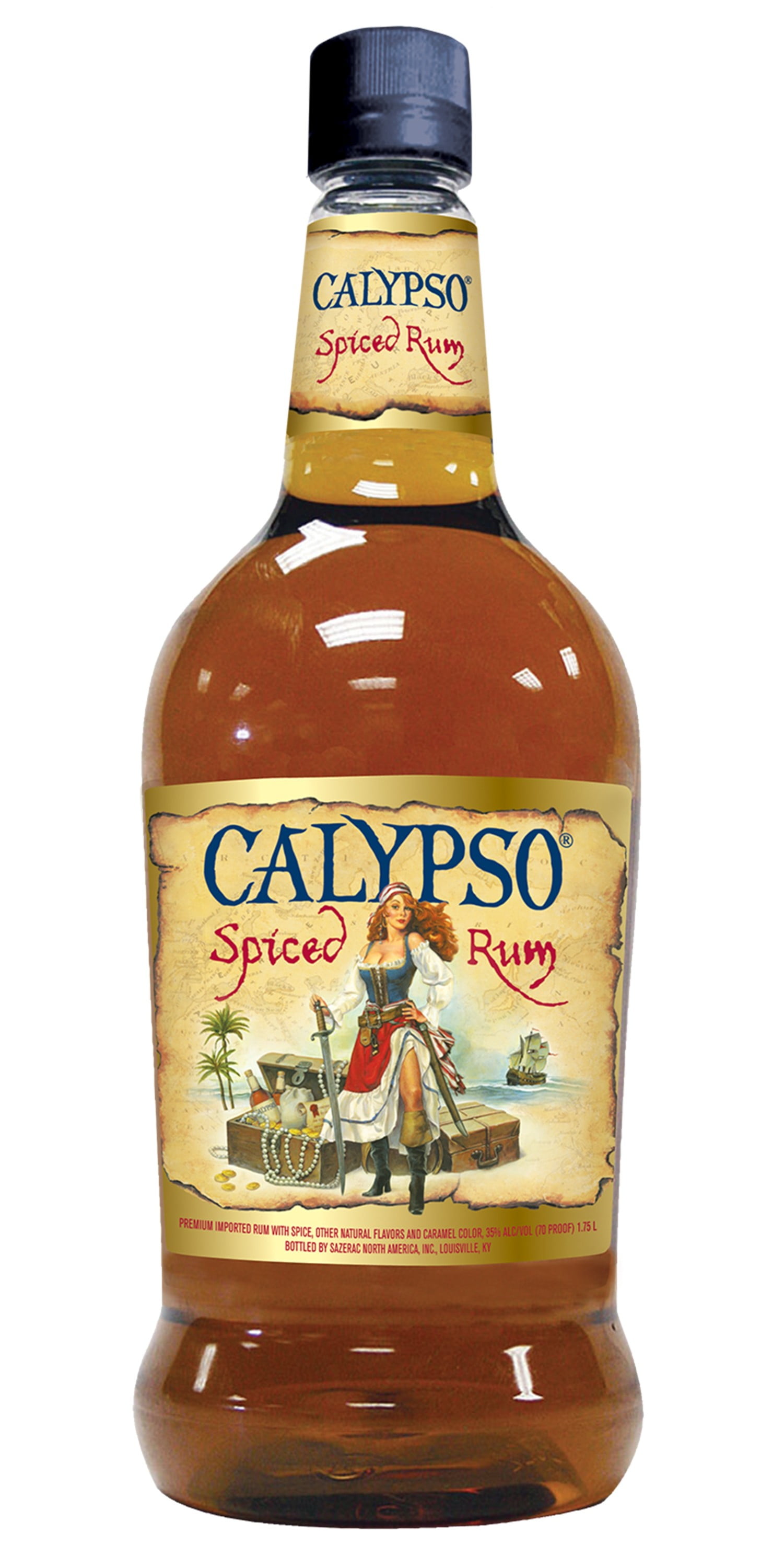 Calypso Spiced Rum, 1.75l 70 Proof