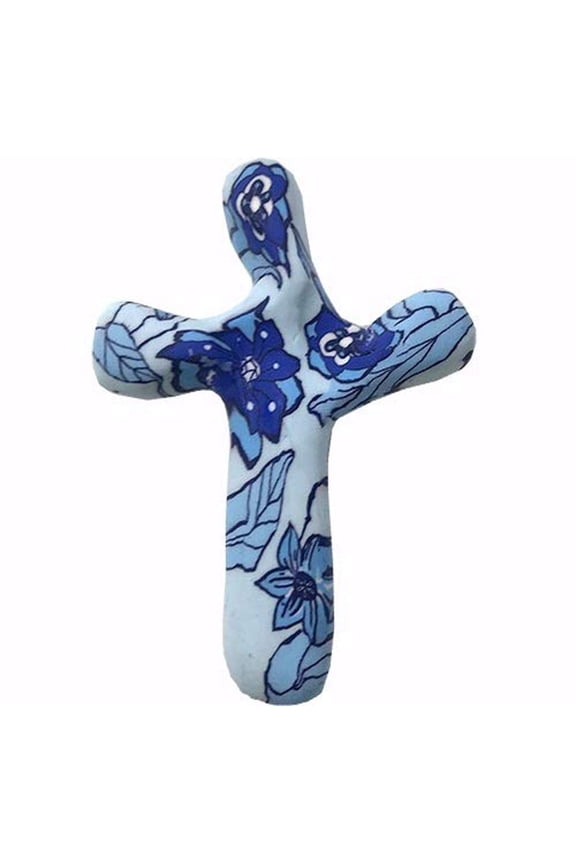 149674 Blue Garden Comforting Clay Cross - 5.5 in.