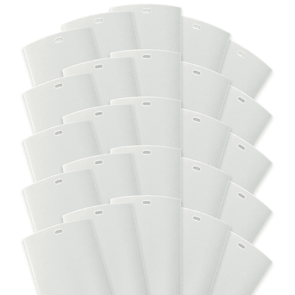 Calyx Interiors Vertical Blinds Replacement Slats, 3.5"W x 82.5"H, 25 Pack