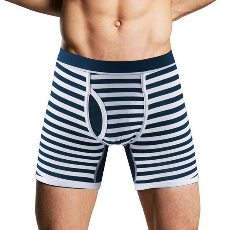 Calzoncillos Para Hombres Boxer Briefs for Men Mens Underwear Pouch Boxer Briefs Shorts Sports Panties Light Blue 3XL Walmart