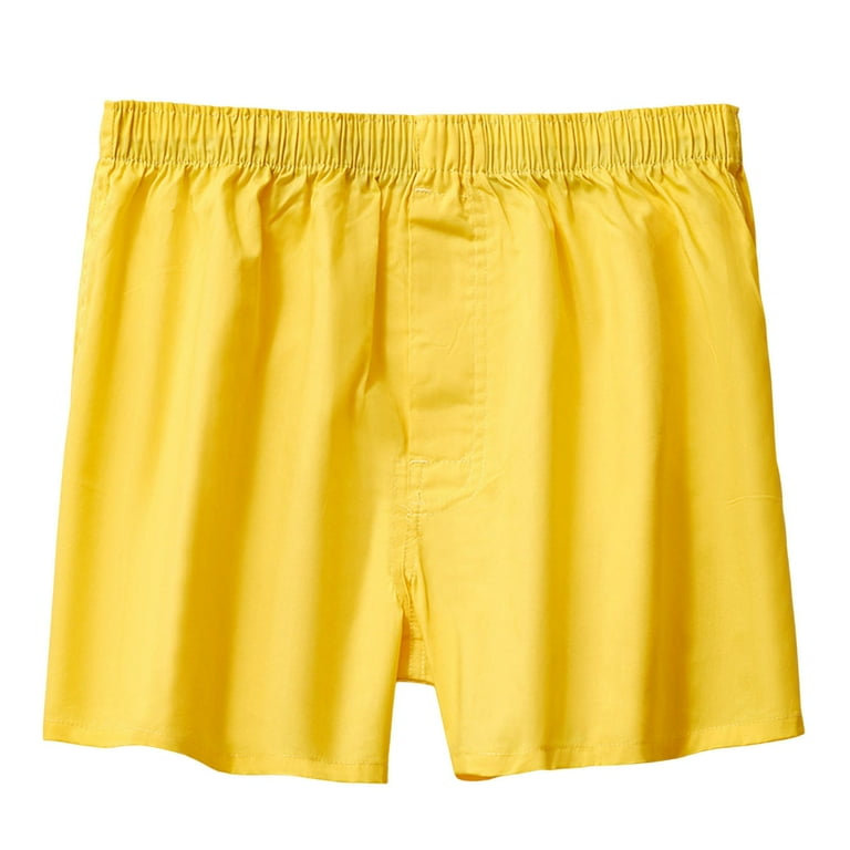 Calzoncillos Para Hombres Mens Cooling Underwear Mens Small Boxer Briefs Boxer Briefs Yellow XXL Walmart
