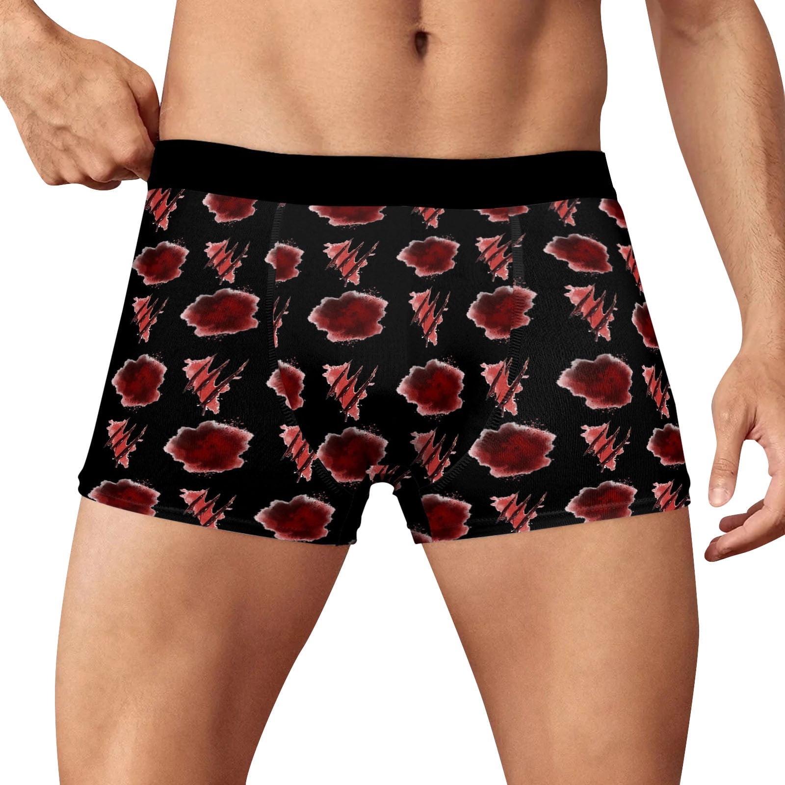 Calzoncillos Para Hombres Trunks for Men Boxer for Men Pack Valentine s Day Print Black M Walmart