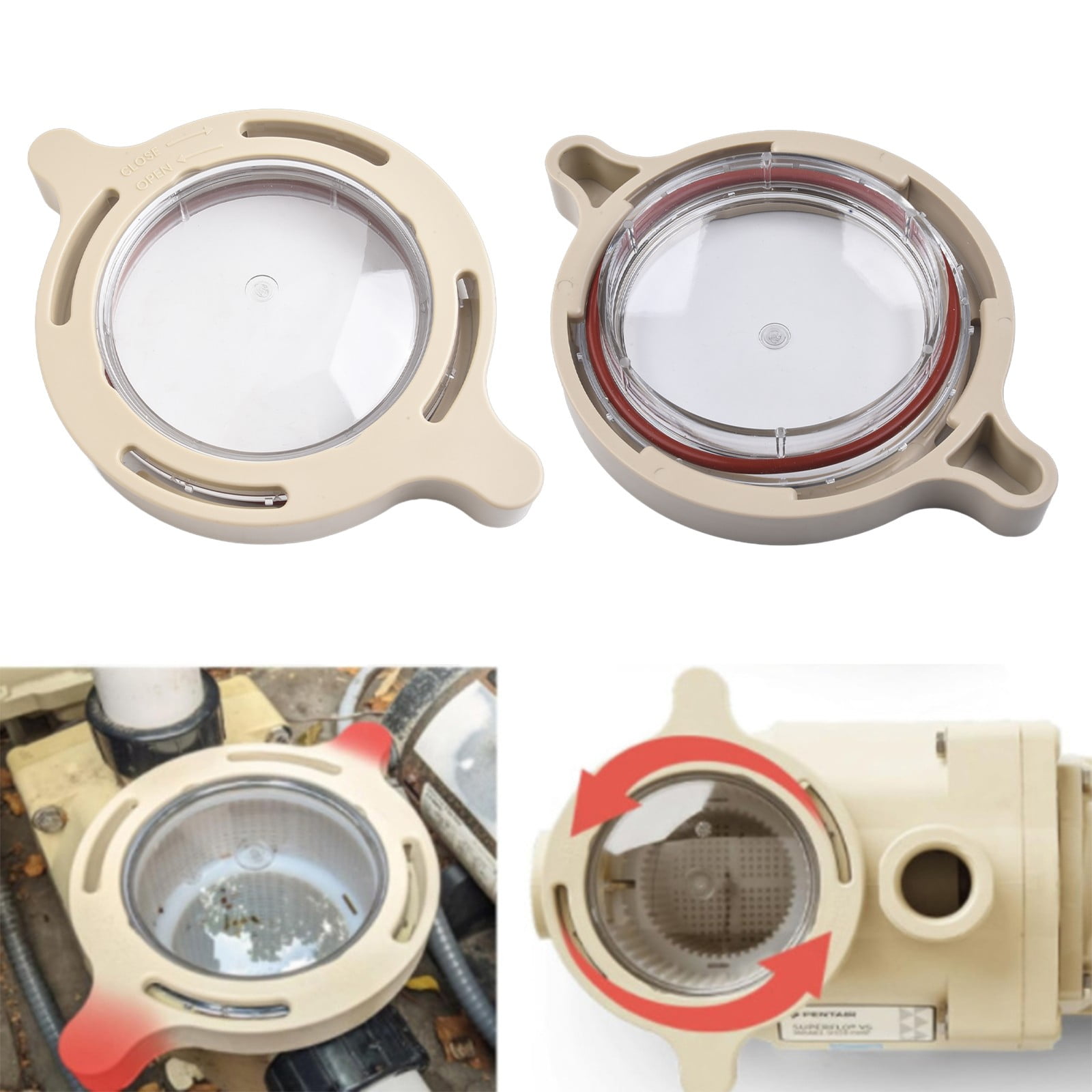 Cam And Slope Clamp Replacements 350090 Pool Pump Lid Cam And Ramp