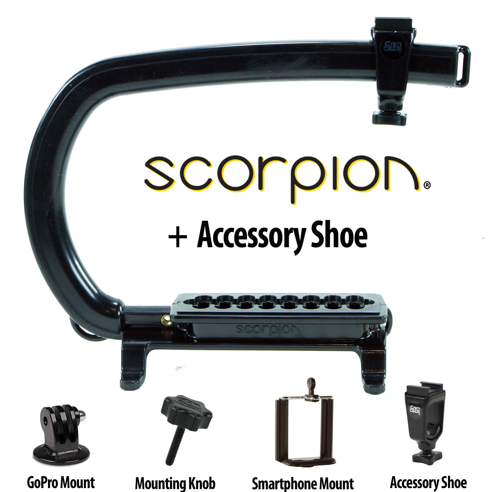 Cam Caddie Scorpion Original Camera Stabilizer Handle with Bonus