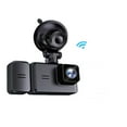 Cam Front Inside Cam With WiFi 1080P FHD Car Driving Recorder Camera