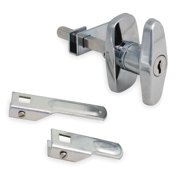 Cam Latch, Keyed, Chrome, T Handle CA1
