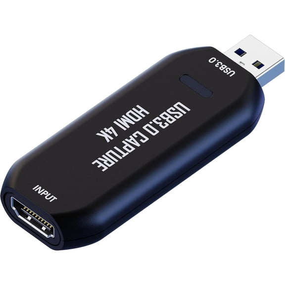 Cam Link 4K, Capture Card, External Camera Capture Card for DSLR, Camcorder, ActionCam as Webcam, Stream and Record in 2K50 or 1080P 60FPS, HDMI to USB 3.0 Capture Card for Streaming OBS/Zoom