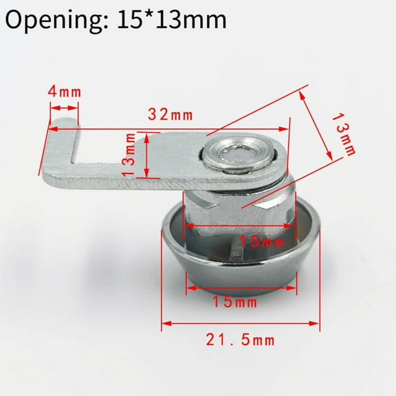 Cam Lock Cash Drawer Lock Lock Core Locker Secure Coding Silver Special Turning Tongue Lock Zinc Alloy Cash Register