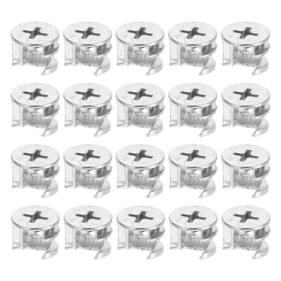 Cam Lock Nut for Furniture, 20pack 14.6x11.3mm Joint Connector Locking Nuts Furniture Connecting Cam Fittings