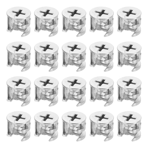 Cam Lock Nut for Furniture, 20pack 15x13.5mm Joint Connector Locking Nuts Furniture Connecting Cam Fittings