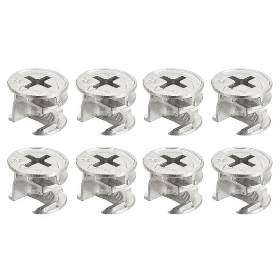 Cam Lock Nut for Furniture, 24 Pack 14.6x11.1mm Joint Connector Locking Nuts
