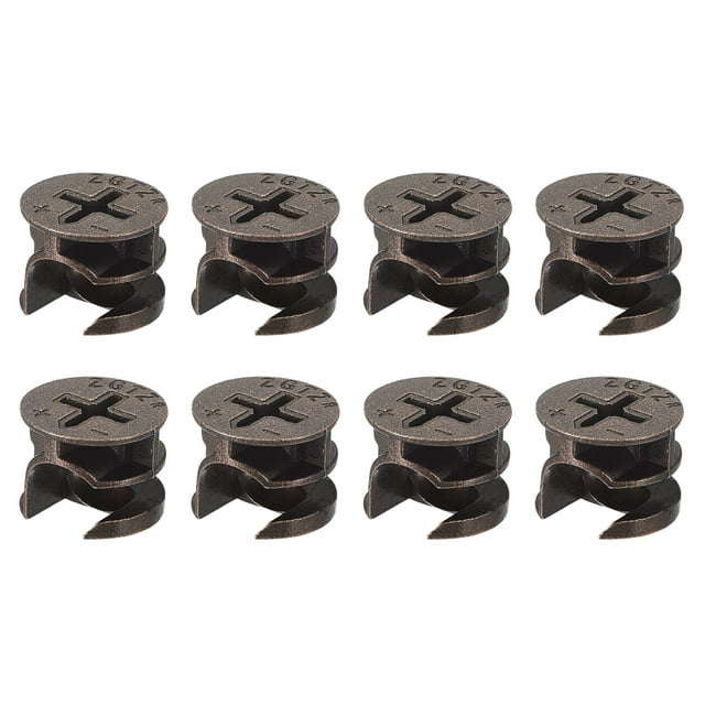 Cam Lock Nut for Furniture, 24 Pack 15x12mm Joint Connector Locking