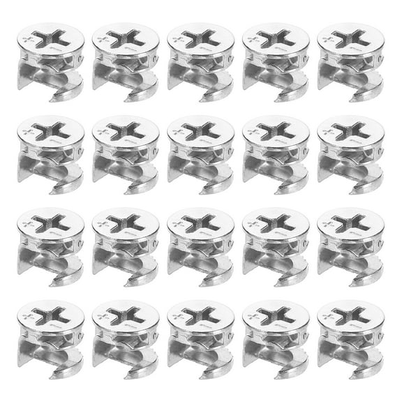 Cam Lock Nut for Furniture, 30pack 14.6x11.5mm Joint Connector Locking Nuts for Panel Connecting