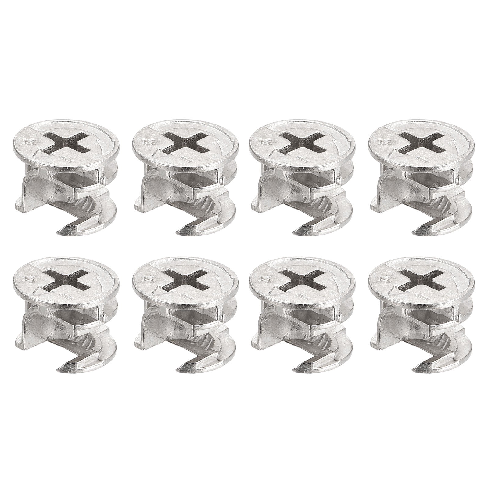 Cam Lock Nut for Furniture, 8 Pack 14.6x11.1mm Joint Connector Locking