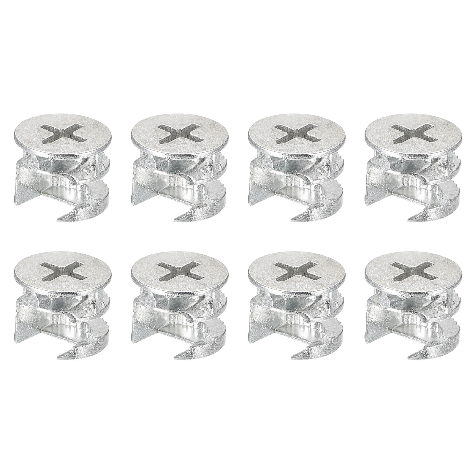 Cam Lock Nut for Furniture, 8 Pack 15x12mm Joint Connector Locking Nuts