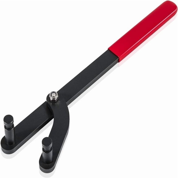 Cam Pulley Locking Wrench with 19-190mm Hole Separation, Works on Diesel Injection Pumps and Water Pumps, 1 Piece