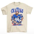 thumbnail image 1 of Cam Skattebo Cartoon Style New York Football T-Shirt, 1 of 2