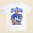 thumbnail image 1 of Cam Skattebo Cartoon Style New York Football T-Shirt, 1 of 2