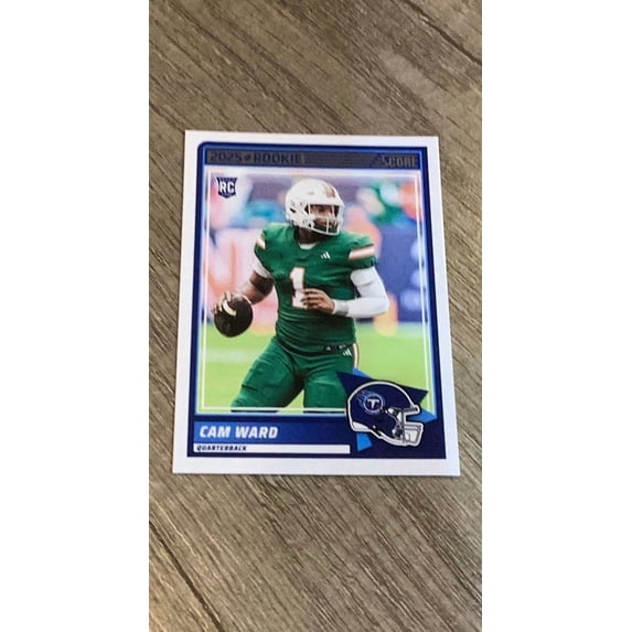 Cam Ward Tennessee Titans 2025 Score 13 RC Trading Card
