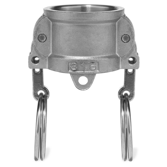 Cam and Groove Fitting, 304SS, DC, 1/2" Coupler Dust Cap