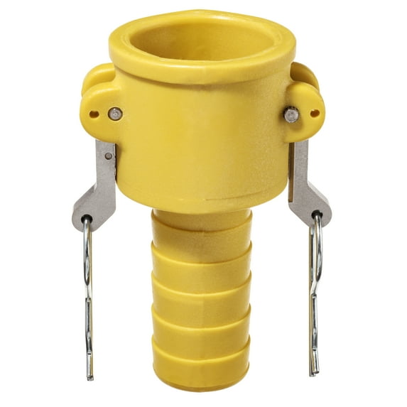 Cam and Groove Fitting - Nylon - Type C - 2-1/2" Coupler x 2-1/2" Hose Barb