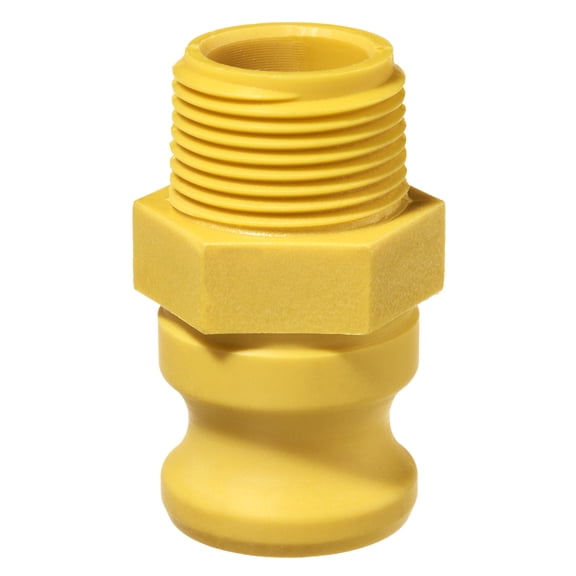 Cam and Groove Fitting - Nylon - Type F - 1" Adapter x 1" Male NPT