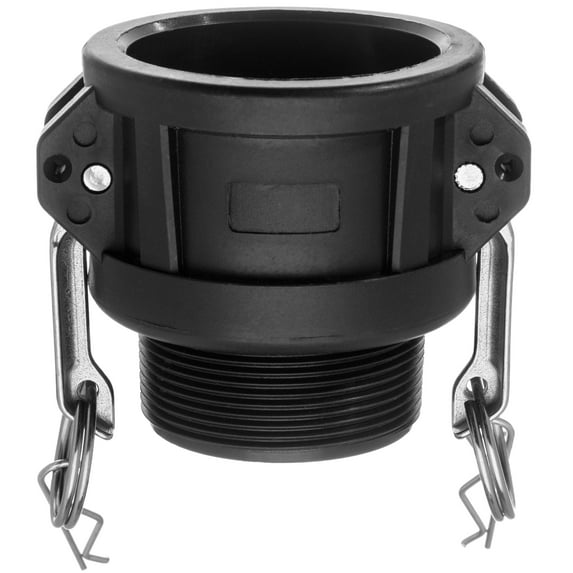 Cam and Groove Fitting - Polypropylene - Type B - 1" Coupler x 1" Male NPT