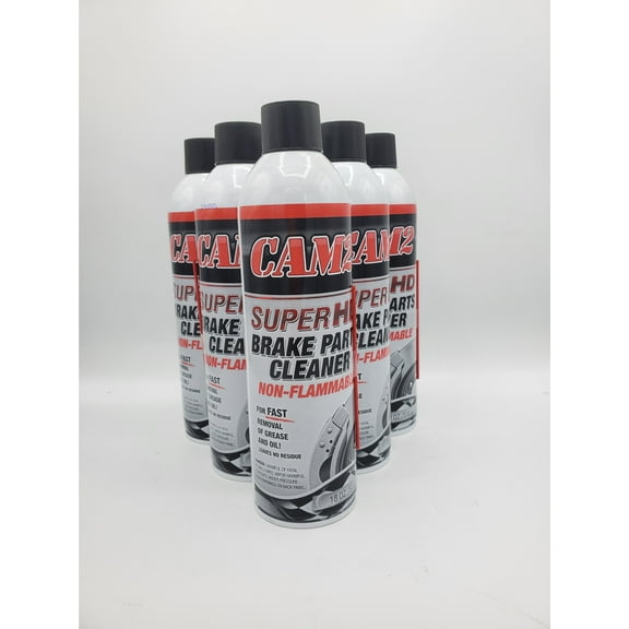 Cam2 SUPER HD Brake Parts Cleaner 18oz w/ Straw (6 Pack)