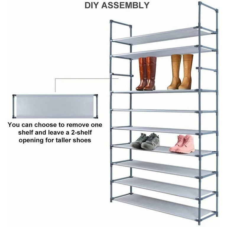 https://i5.walmartimages.com/seo/Camabel-10-Tiers-Shoe-Rack-Capacity-130lbs-For-60-Pairs-Stackable-Narrow-Expandable-Non-Woven-Fabric-Storage-Organizer-Cabinet-Tower-Shelf-Space-Savi_0e31c661-23e7-4371-87e1-b3d32244db9f.f5ed9de37adc465523882ae52211e438.jpeg?odnHeight=768&odnWidth=768&odnBg=FFFFFF