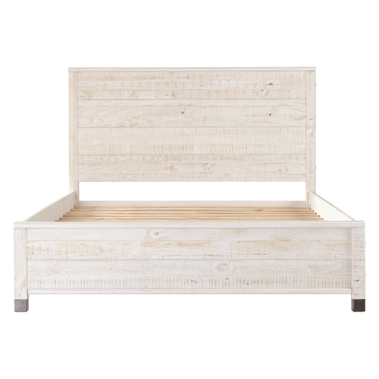 Baja Pine Wood King Platform Bed with Solid Wood Frame