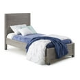 thumbnail image 1 of Camaflexi Baja Solid Wood Twin Platform Bed in Driftwood Gray 100% Solid Wood, 1 of 5