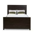 thumbnail image 1 of Camaflexi Carmel Solid Wood Platform Bed Frame with Headboard, King, Antique Walnut, 1 of 11