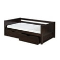 thumbnail image 1 of Camaflexi Daybed / Panel Headboard / Solid Wood / Drawers / Cappuccino - Twin, 1 of 3